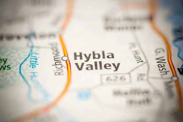 Hybla Valley Virginia Usa Mapa —  Fotos de Stock