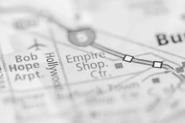 Empire Shopping Center California Usa Map — Stock Photo, Image