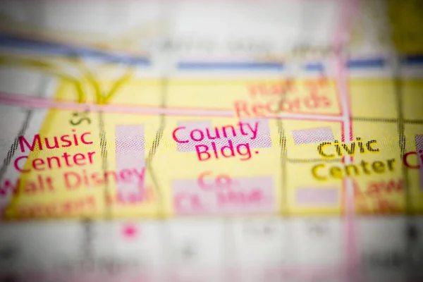 Edificio County California Usa Mapa —  Fotos de Stock