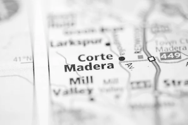Corte Madera California Usa Mapa — Foto de Stock