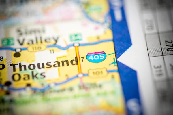 405 California Usa Map — Stock Photo, Image