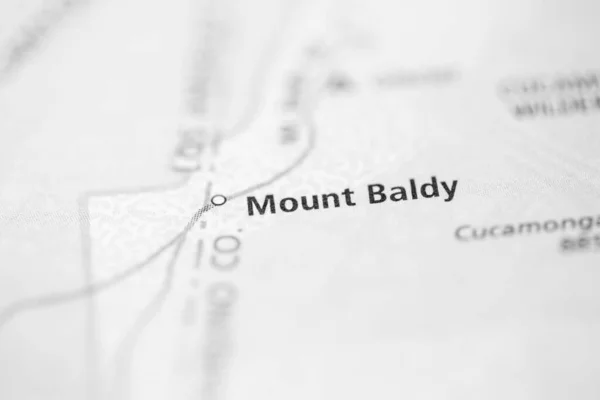 バルディ山だ カリフォルニアだ 地図上のアメリカ — ストック写真