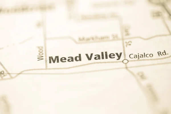 Mead Valley California Usa Map — Stock Photo, Image