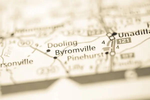 Byromville Georgia Stati Uniti Sulla Mappa — Foto Stock