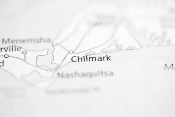Chilmarku Massachusetts Usa Mapě — Stock fotografie