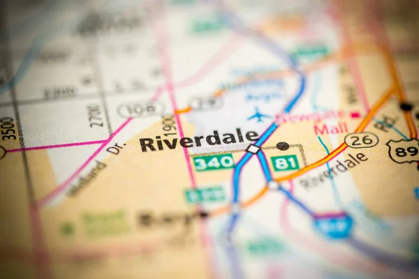 Riverdale Utah Eua Mapa — Fotografia de Stock