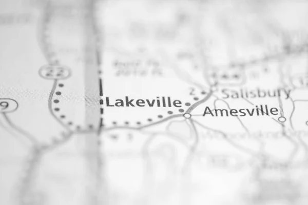 Lakeville Connecticut Usa Mapa —  Fotos de Stock