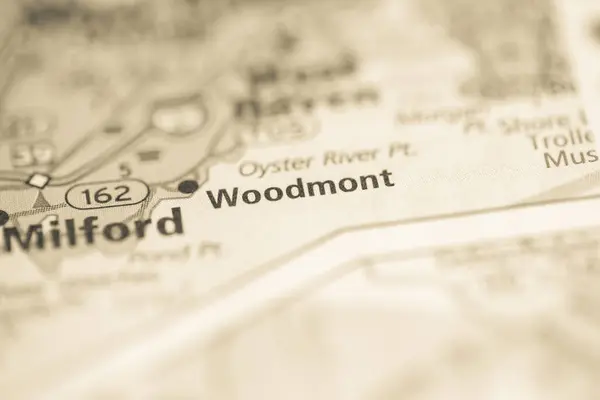 Woodmont Connecticut Usa Mapa — Foto de Stock