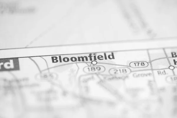 Bloomfield Connecticut Stati Uniti Sulla Mappa — Foto Stock