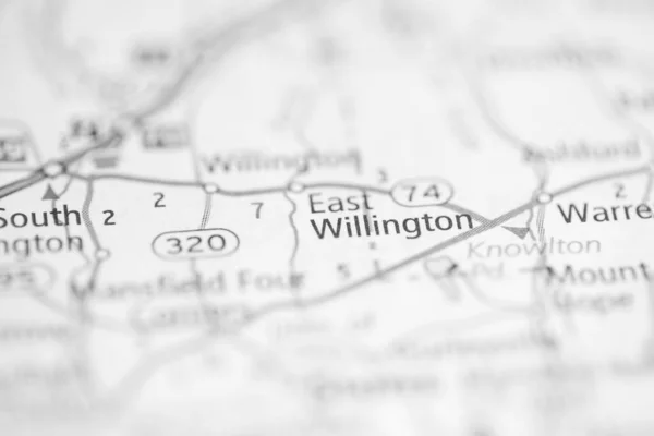 East Willington Connecticut Usa Map — Stock Photo, Image