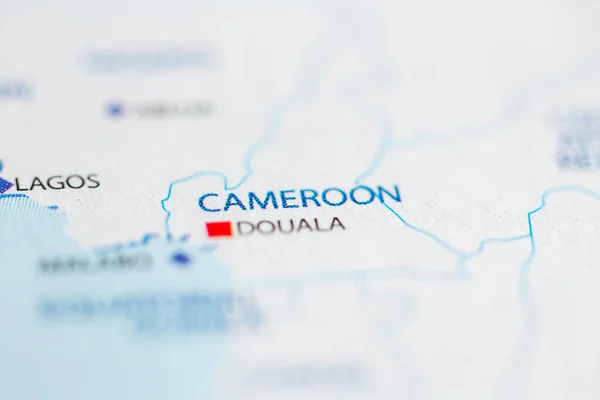 Camerún Mapa — Foto de Stock