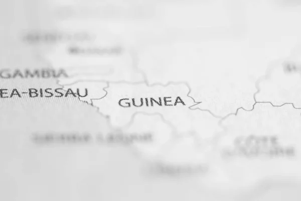 Гвинея Карте — стоковое фото