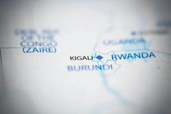 Kigali Rwanda Mapie — Zdjęcie stockowe