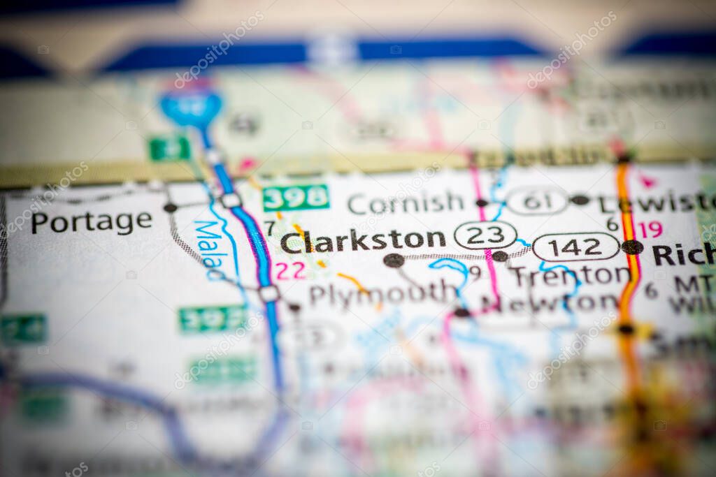Clarkston. Utah. USA on the map
