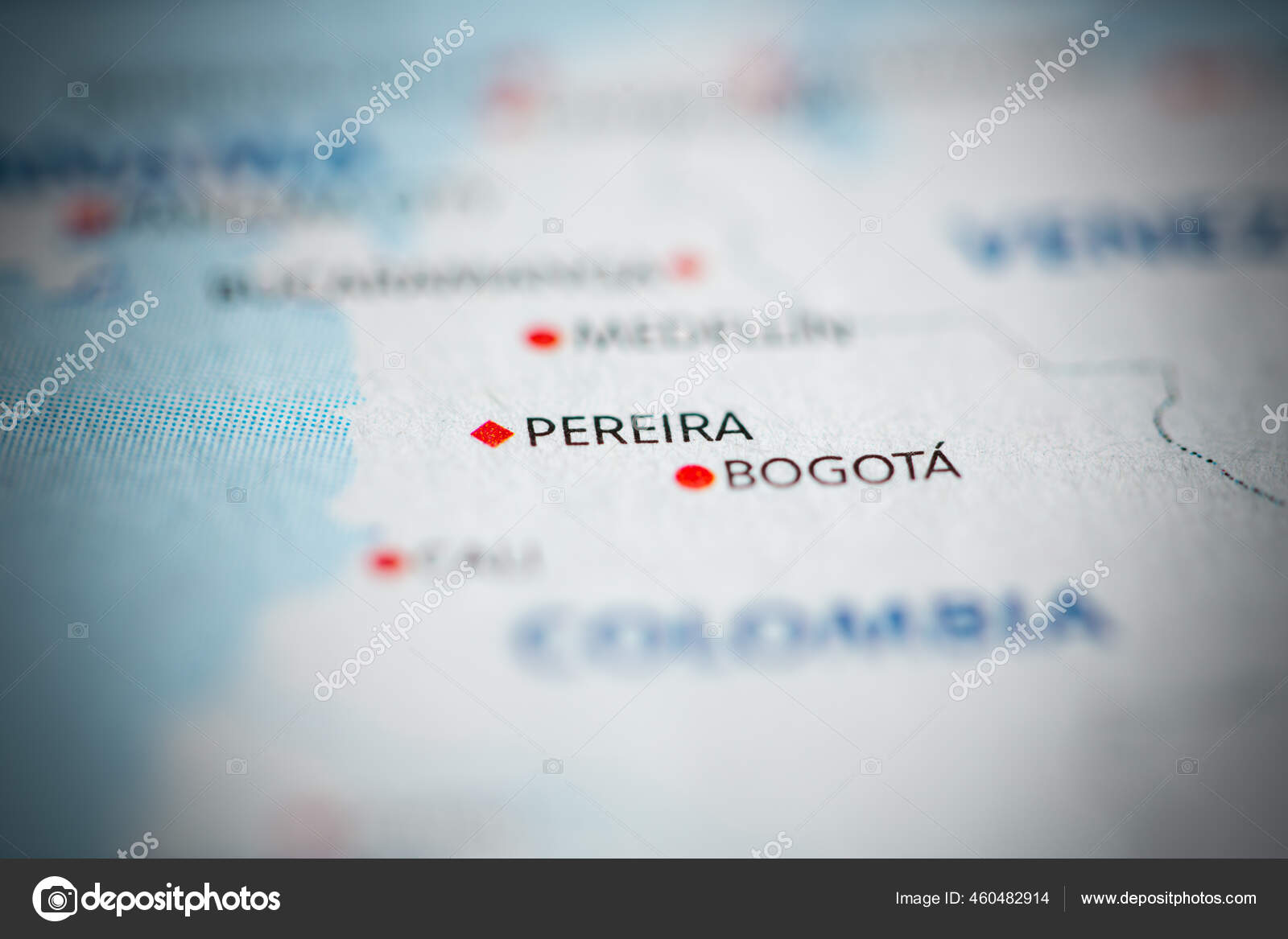 Pereira Colombia Map Stock Photo by ©aliceinwonderland2020 460482914