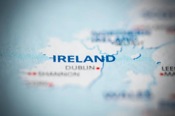 Irlanda Mapa — Fotografia de Stock