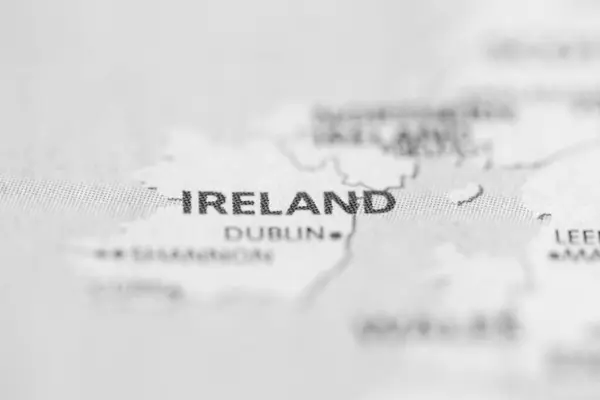 地図上のアイルランド — ストック写真