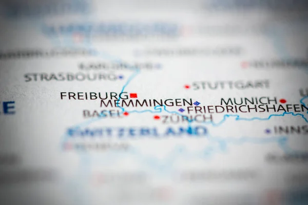 Herinneringen Duitsland Interactieve Kaart — Stockfoto