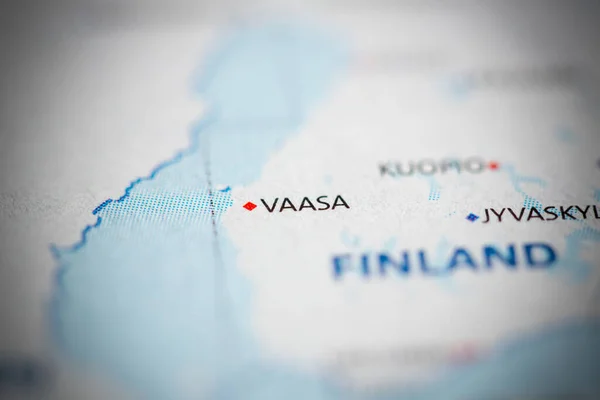 Vaasa Finland Map — Stock Photo, Image