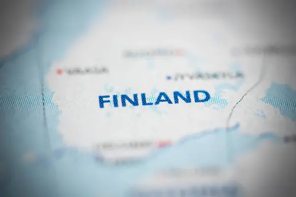 Finland Country Map — Stock Photo, Image