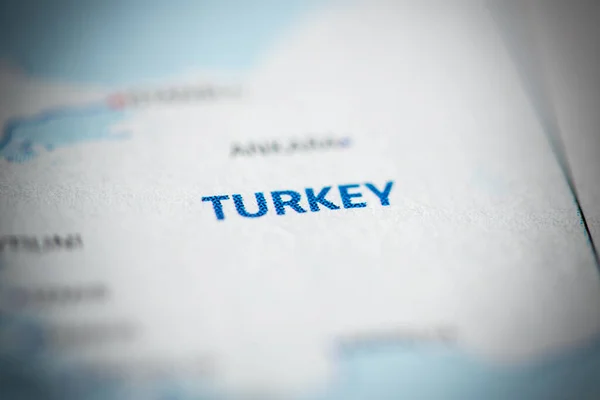 Turquía Mapa — Foto de Stock