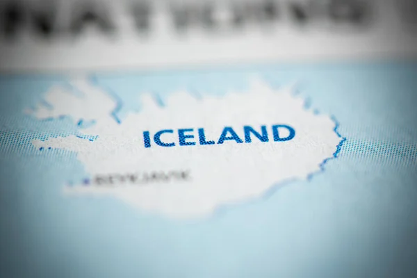 Iceland Map — Stock Photo, Image