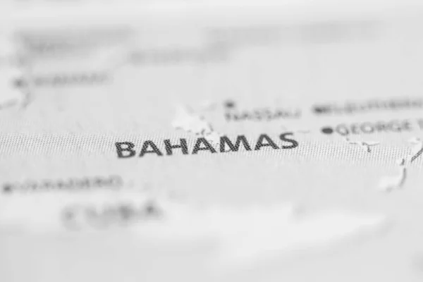 Bahamas Mapa — Foto de Stock