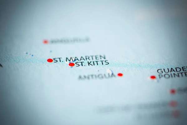 Kitts Kartan — Stockfoto