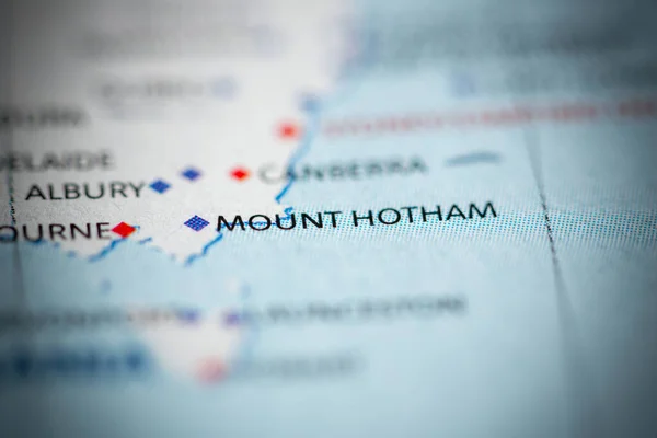 Mount Hotham Australia Map — Stock Photo, Image