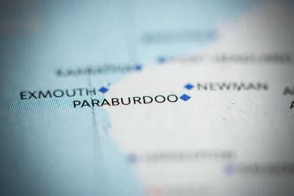 Paraburdoo Australie Sur Carte — Photo
