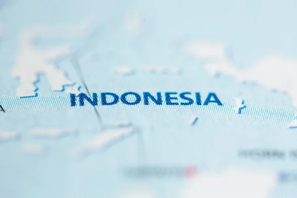 Indonesië Interactieve Kaart — Stockfoto