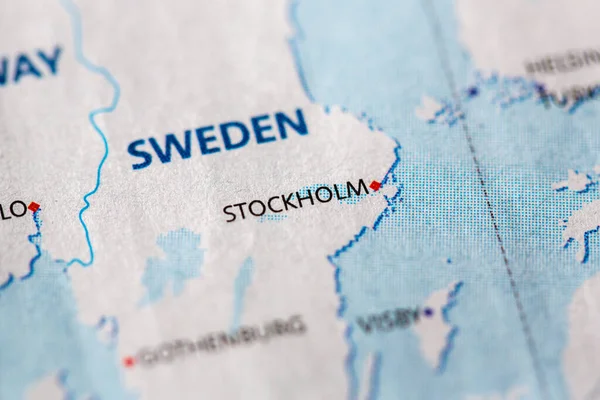 Stockholm City Map — ストック写真
