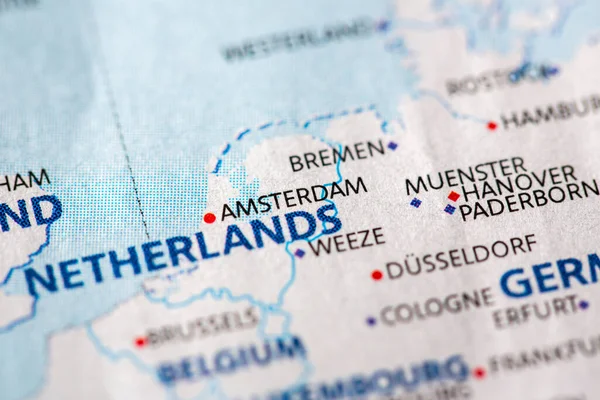 Amsterdam City Map Royalty Free Stock Images