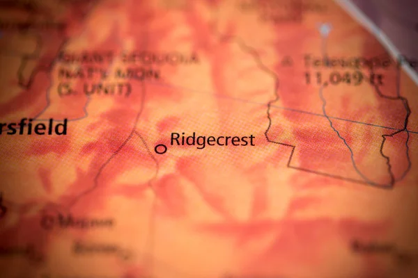Ridgecrest California Usa Map — Stock Photo, Image