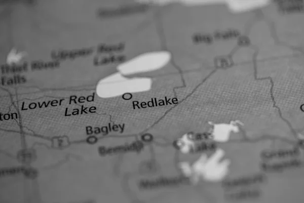 Redlake Minnesota Usa Mapa —  Fotos de Stock