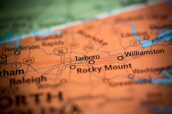 Tarboro North Carolina Usa Map Royalty Free Stock Images