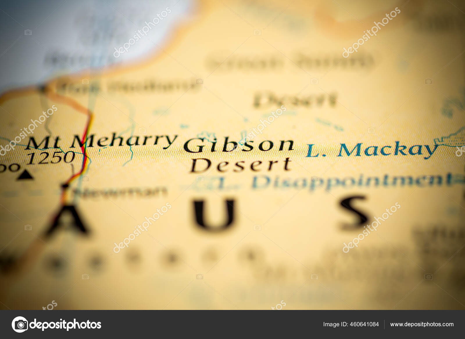 Gibson Desert Map