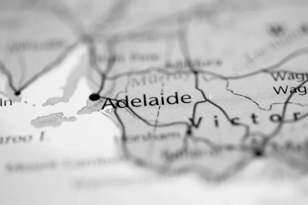 Аделаїдо Австралія Карті — стокове фото