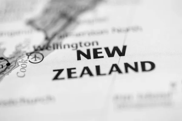 Nueva Zelanda Mapa —  Fotos de Stock