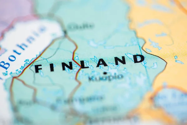 Finland Map — Stock Photo, Image