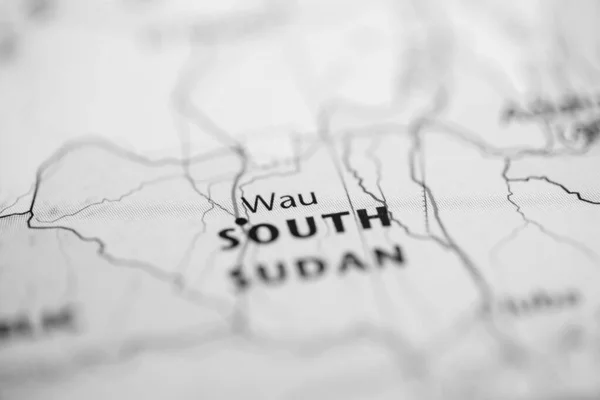 Wau South Sudan Map — Stock Photo, Image