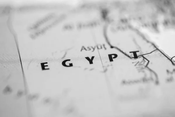 地図上のエジプトの都市 — ストック写真