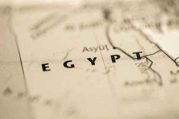 地図上のエジプト — ストック写真