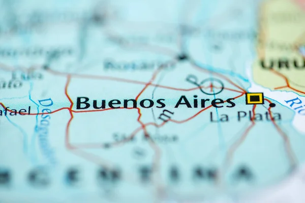 Buenos Aires Argentina Kartan — Stockfoto
