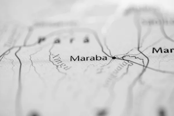 Maraba Brasil Mapa — Foto de Stock