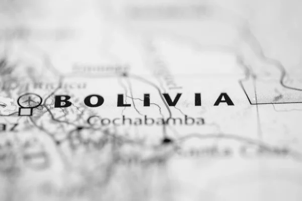 Bolivia Mapa — Foto de Stock