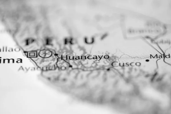 Huancayosta Peru Kartalla — kuvapankkivalokuva