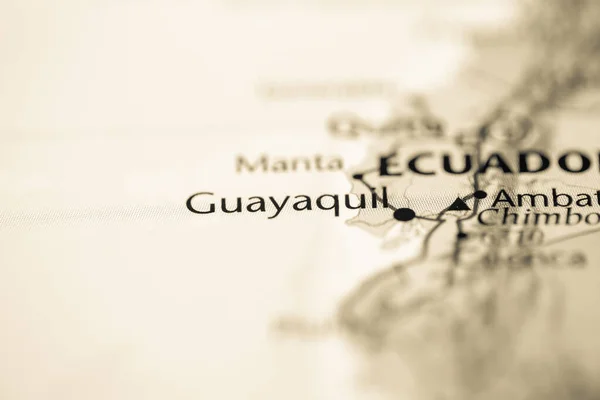 Guayaquiliin Ecuador Kartalla — kuvapankkivalokuva