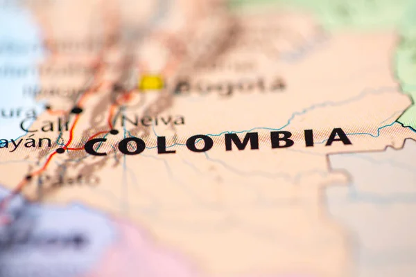Colombia Mapa — Foto de Stock