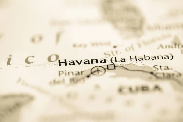 Гавана Куба Карті — стокове фото